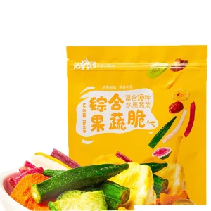 10-Kind Assorted Crispy Vegetable Chips Mixed Dried Fruits and Vegetables