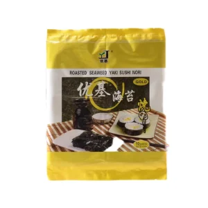 10 Pcs Gold Nori Seaweed Roasted Seaweed for Sushi Rolls