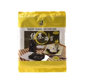 10 Sheets Roasted Nori Seaweed 19×20 cm Halal Certified for Sushi