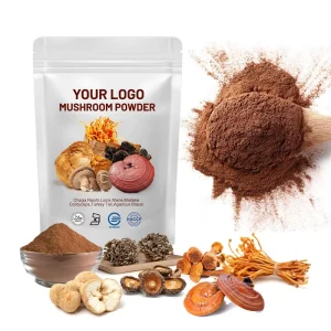 100% Pure Mushroom Extract Powder Lions Mane Reishi Cordyceps Chaga Turkey Tail Maitake Real Fruitin