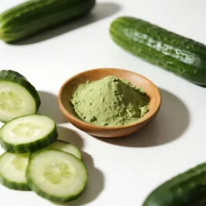 100% Pure Organic Cucumber Powder 99% Food Grade Vegetable Vitamin Drum Packaging