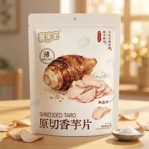 100g Fresh-Cut Taro Chips Natural Salt and Pepper Flavor Factory Direct