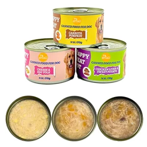 175g Canned Wet Food for Cats and Dogs Meat Based Pet Snack with Fish Flavor