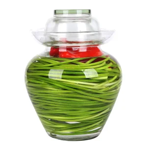 2.5L 4L 5L 7.5L 10L 12.5L Water-Seal Glass Pickle Jars with Glass Lid