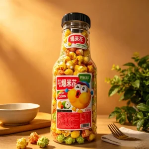 248g Bottled Whole Grain Popcorn 0 Trans Fat Custom Factory Direct Healthy Snacks OEM