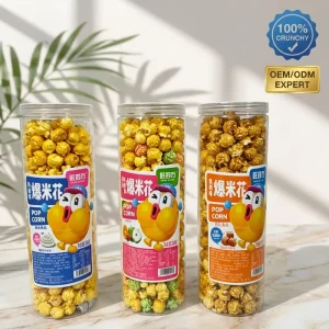 286g Mushroom Popcorn Tall 100x300mm Jar Factory Direct OEM ODM Custom Flavors Private Label Bulk Supply