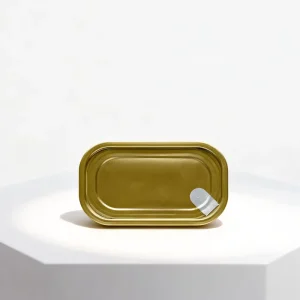 311# Aluminum Full-Open-End Rectangular Lid for Canned Fish, Vegetables and Fruits