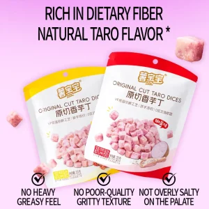 35g Salt and Pepper Taro Chunks Crunchy Vegetarian Snacks Directly From the Production Line Factory Bulk Pack