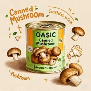 400g Easy Open Canned Mushrooms, Whole, Sliced, or Shredded