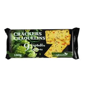 9 Vegetables Crackers Biscuits Healthy Delicious Crisp Cracker