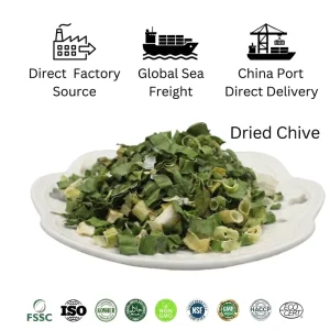 AD Dehydrated Chives Air Dried Vegetables Low Moisture Good Rehydration for Catering and Food Industry
