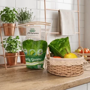 Anti Fog Fresh Keeping Bag Fruit Vegetable Bags Trapezoidal Pouch High Transparency Food Grade