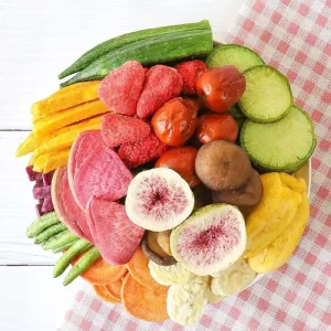 Assorted Mixed Dried Dehydrated Fruit and Vegetable Crisps 500g Bulk Pack