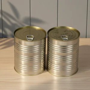 BPA Free Eco friendly Stackable Design Easy Open Lid Airtight Food Grade Tinplate Food Can for Fruit Vegetables Rice