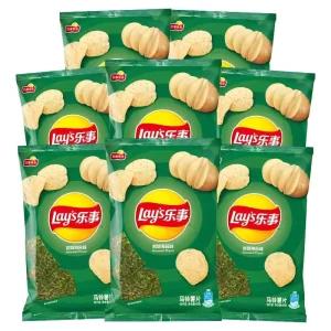Best Selling Classic Baked Fruit & Vegetable Potato Chips 70g Yan burned Seaweed Flavor Tasty Salty Snack in Bag