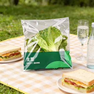 Bopp Clear Produce Bags with Custom Logo for Fresh Vegetable Fruit