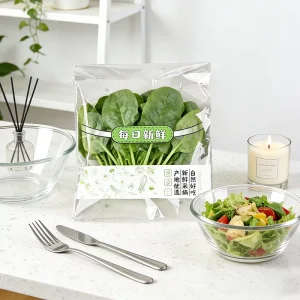 Bopp Perforated Produce Bags for Fresh Vegetables Fruits Packaging