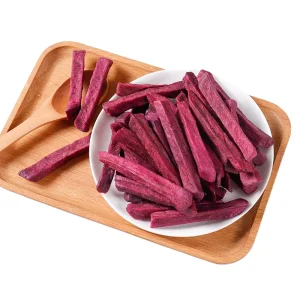 Bulk 1kg VF Purple Potato Sticks Salty Crispy Dried Vegetable Snack