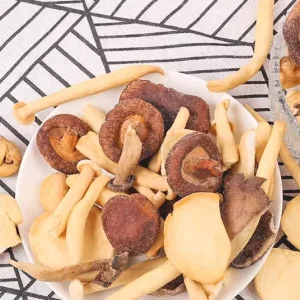 Bulk Dried Shiitake Mushrooms Mixed Mushroom Chips Price Made China High Quality Natural Fried Salty Hard