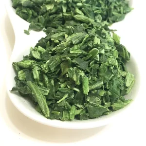 Bulk Freeze Dried Spinach Lyophylized Vegetables From China Supplier FD Drying Process Whole Food Dry Ingredients