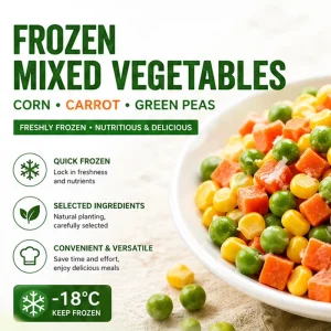 Bulk Frozen Mixed Vegetables Sweet Corn Green Peas Carrots