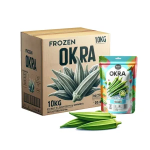 Bulk IQF Frozen Whole Okra