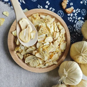 Bulk Packed Dried White Garlic Root Dehydrated Garlic Chip Stock From China Baked Processed Dried Vegetables