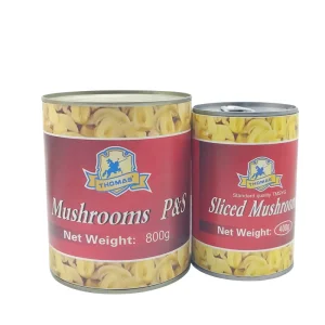 Canned Button Mushroom Pieces