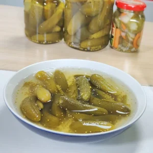Canned Pickled Cucumber Water Preserved Vegetables in Brine Preserved Style