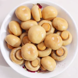 Canned Whole Champignon Mushrooms in Brine