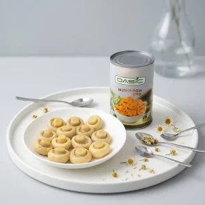 Canned Whole Mushroom in Brine 400g 800g 2500g 3000g BRC HALAL White Button Mushroom for Pizza & Salad