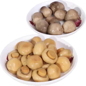 Canned Whole Mushrooms in Brine