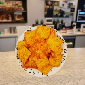 Children’s Fruit and Vegetable Snacks Hard-Textured Crispy Fried Chips Steak Flavor 400g Bulk Bag Spicy