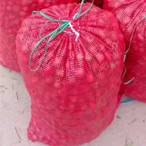 China Manufacturer High Quality Packaging Fruits And Vegetables Mesh Bags With Design Logo Potato Onion