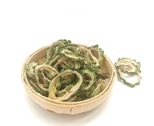 China Original Natural Healthy Dried Vegetable Snack Bitter Melon Slices