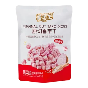 Chinese Exotic Snacks Non Puffed Snacks Taro Dices Healthy And Nutritious Food Original Flavor Taro Cubes