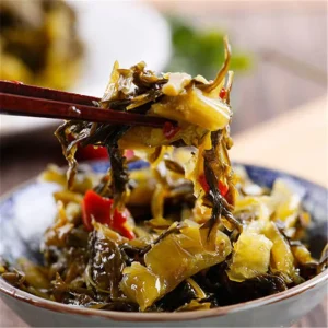 Chinese Snacks Pickled Vegetables Mustard Pickles Brine Preserved 75g Bags