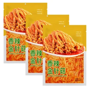 Chinese Spicy Enoki Mushroom Pickled Food Snack Preserved Vegetables Genre