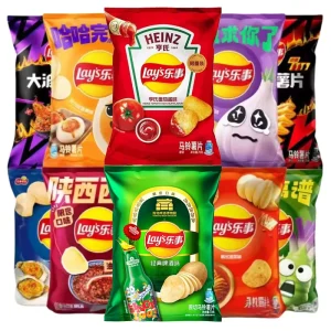 Christmas Lays Potato Chips Exotic Snacks Chinese Food Snacks Japanese Lays Snacks Chips 40g 70g