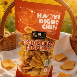 Clay Pot Crispy Chips Steak Flavor Bulk Packaging