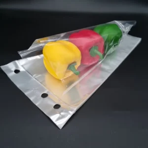 Clear Heat seal CPP OPP Packaging Sleeve Bag with Gravure Printing Food Grade Recyclable for Fresh Fruit Vegetable