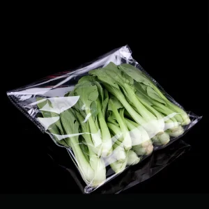 Clear OPP Self Adhesive Vegetable Bags Factory Direct Price Custom Print Transparent Fresh Produce Plastic Packaging Pouches