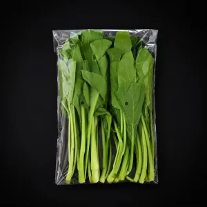 Clear Self Adhesive Vegetable Bags Transparent Anti Fog Lettuce Bags Custom Logo Food Grade
