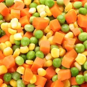 Commercial Bulk Sweet Healthy Nutritious American Style Three Color Frozen Mixed Vegetables Corn Kernels & Green Peas