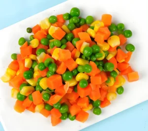 Commercial Bulk Sweet Healthy Nutritious Three Color Frozen Mixed Vegetables Corn Kernels Green Peas HALAL KOSHER Certified
