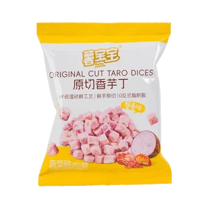 Crab Roe Flavor Taro Dices Snacks Small Packaging