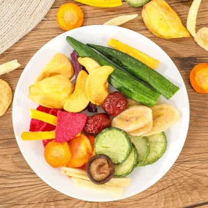 Crispy Dried Mixed Fruits And Vegetables Healthy Food Korean Snack Fruit Vegetable Snacks Fruit Vegetable Snack