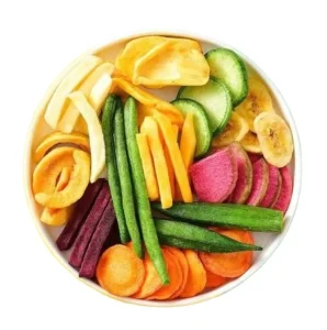 Crunchy Mixed Fruit and Vegetable Chips Dried Fruit Product