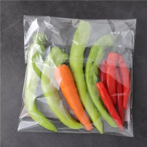 Custom Anti-Fog Vegetable Fresh-Keeping Bag SC005, OPP LDPE, Transparent Disposable Packaging for Lettuce