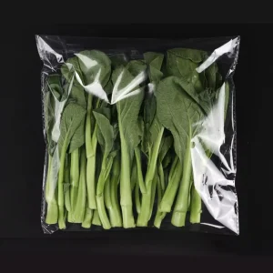 Custom Anti foggy BOPP Clear Bag Fresh Fruit Vegetables Packing Bags for Lettuce Plastic Packaging Transparent Self Adhesive Bag